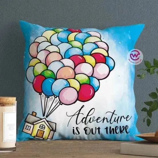 Canvas Cushion-Square Shape - Cartoon Up - WE PRINT