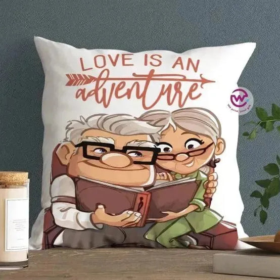 Canvas Cushion-Square Shape - Cartoon Up - WE PRINT