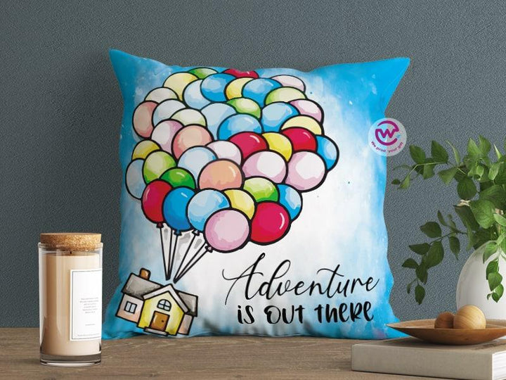 Canvas Cushion-Square Shape - Cartoon Up - weprint.yourgift