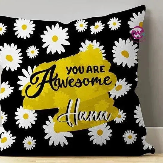 Canvas Cushion-Square Shape - Motivation - WE PRINT