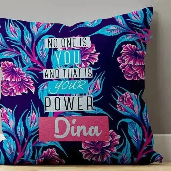 Canvas Cushion-Square Shape - Motivation - WE PRINT