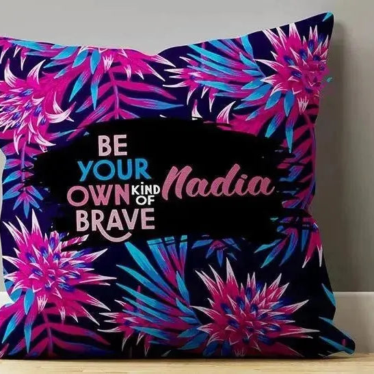 Canvas Cushion-Square Shape - Motivation - WE PRINT
