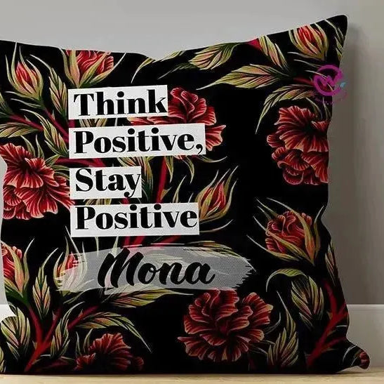 Canvas Cushion-Square Shape - Motivation - WE PRINT