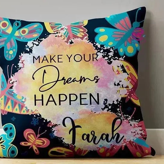 Canvas Cushion-Square Shape - Motivation - WE PRINT