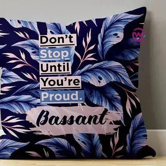 Canvas Cushion-Square Shape - Motivation - WE PRINT