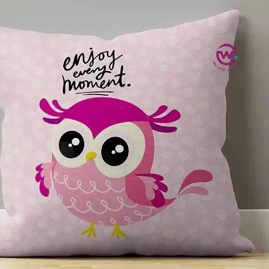 Canvas Cushion-Square Shape - Owls - WE PRINT