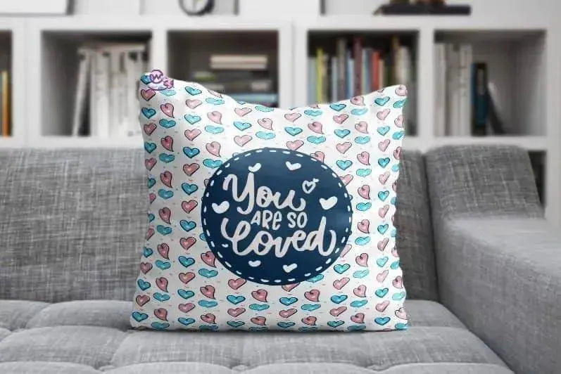 Canvas Cushion-Square Shape - Valentine's Day - WE PRINT