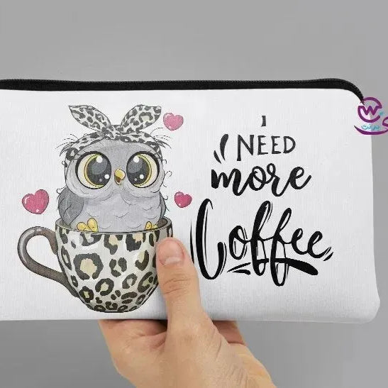 Canvas - Pencil Case -Cute owl - WE PRINT