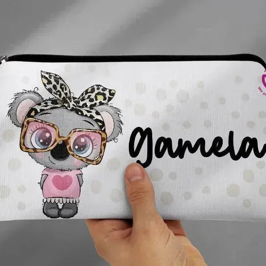Canvas - Pencil Case -Cute owl - WE PRINT