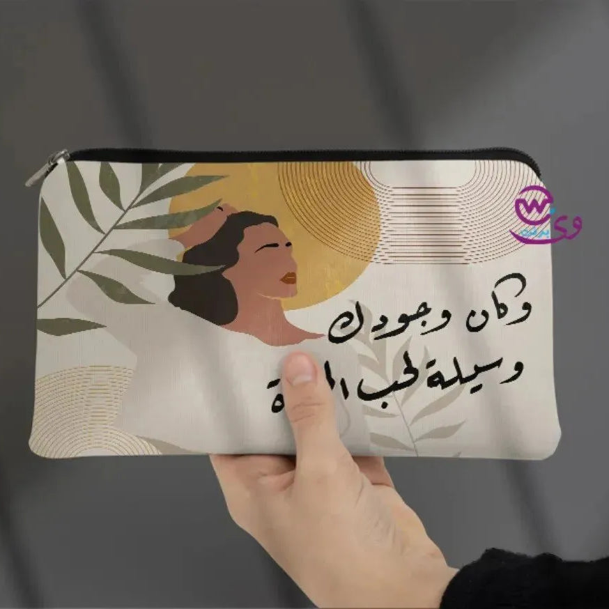 Canvas - Pencil Case -Line Arts - WE PRINT