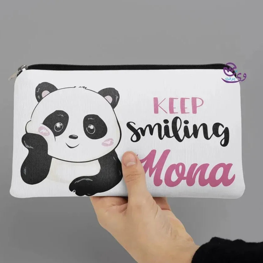 Canvas - Pencil Case - Panda - WE PRINT
