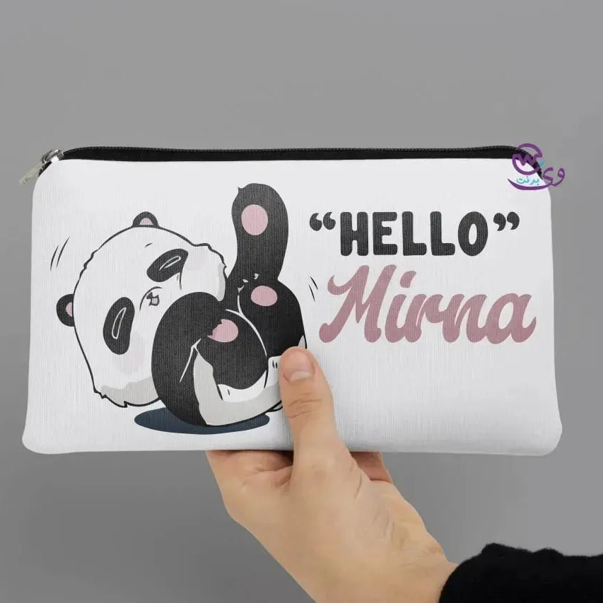 Canvas - Pencil Case - Panda - WE PRINT