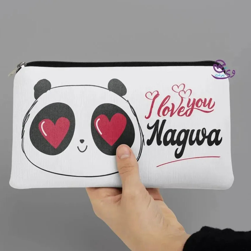 Canvas - Pencil Case - Panda - WE PRINT