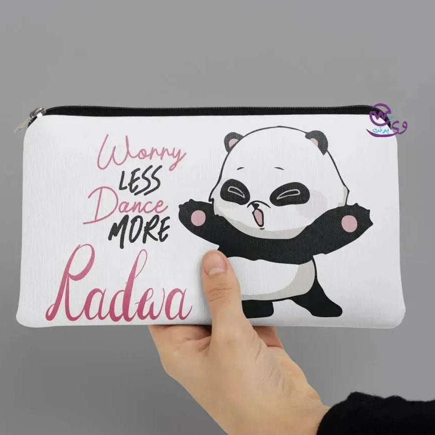 Canvas - Pencil Case - Panda - WE PRINT