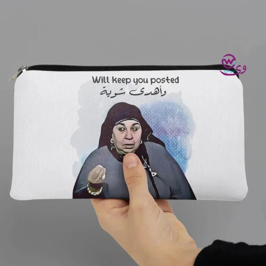 Canvas -Pencil Case-sarcasm meme -B - WE PRINT