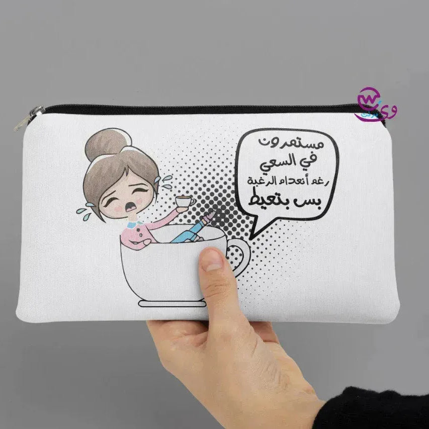 Canvas -Pencil Case-sarcasm meme -B - WE PRINT