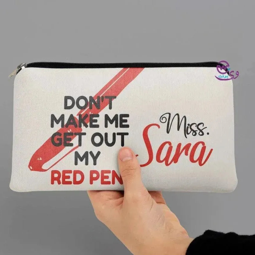 Canvas - Pencil Case - Teacher - WE PRINT