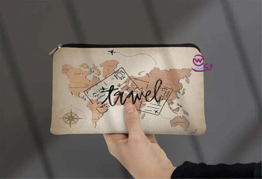 Canvas - Pencil Case -Traveler - WE PRINT