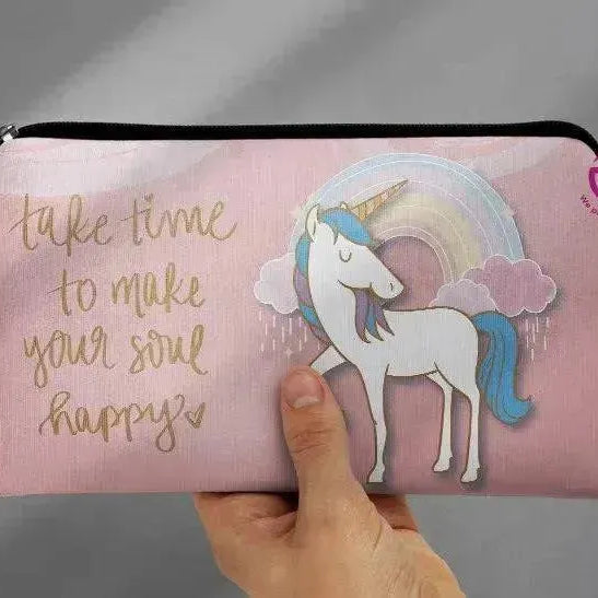 Canvas - Pencil Case - Unicorn - WE PRINT