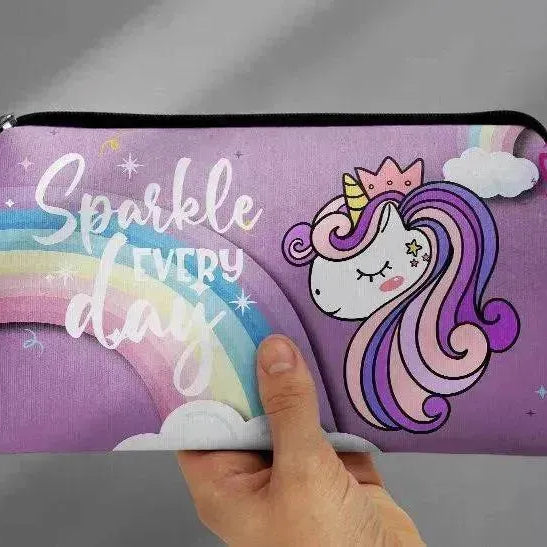 Canvas - Pencil Case - Unicorn - WE PRINT