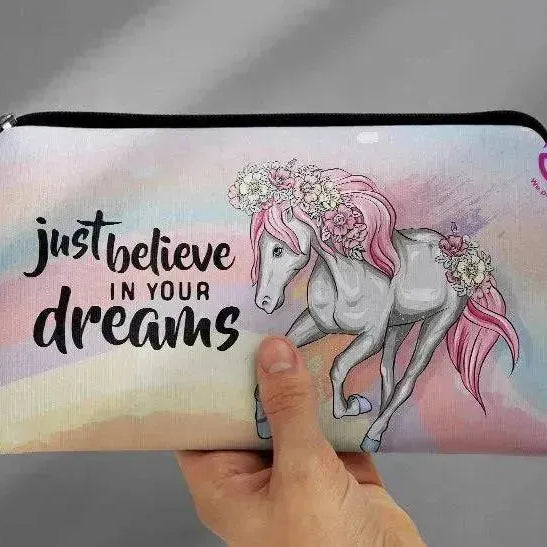 Canvas - Pencil Case - Unicorn - WE PRINT