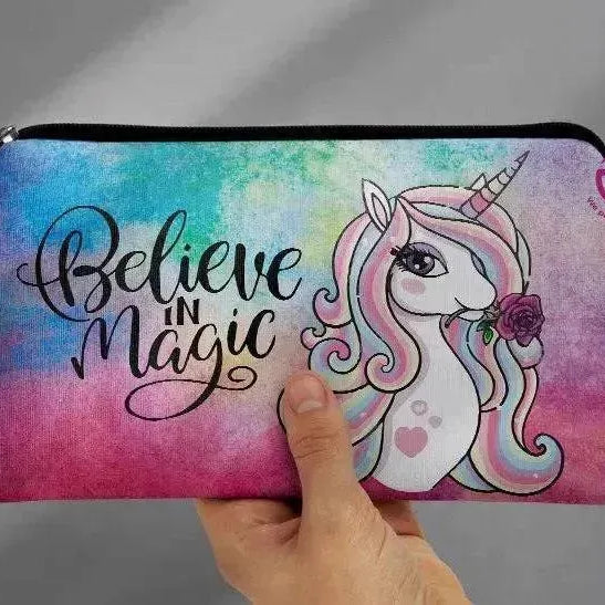 Canvas - Pencil Case - Unicorn - WE PRINT