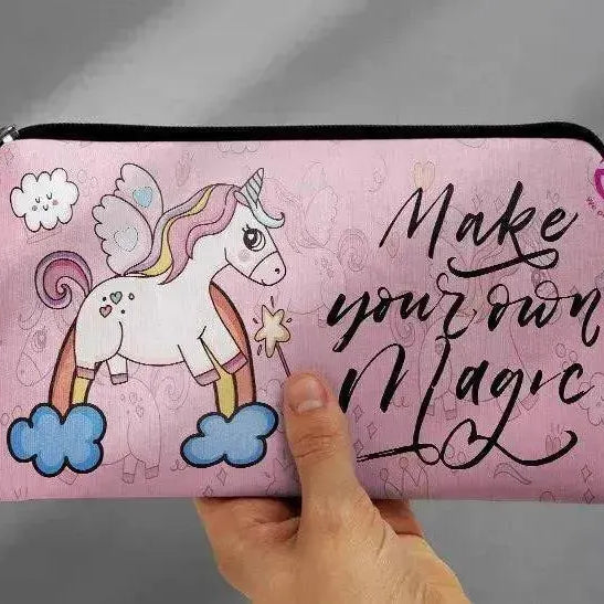 Canvas - Pencil Case - Unicorn - WE PRINT