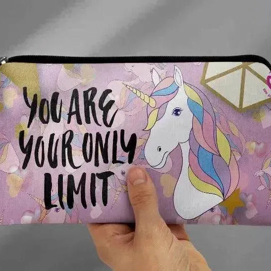 Canvas - Pencil Case - Unicorn - WE PRINT