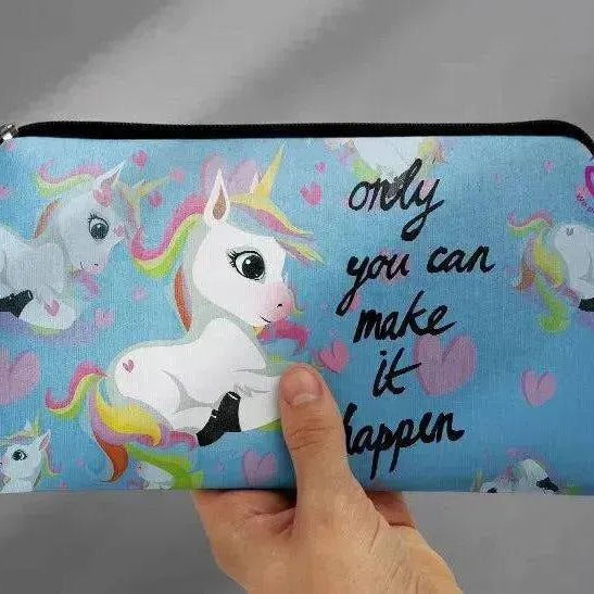 Canvas - Pencil Case - Unicorn - WE PRINT