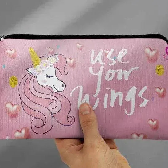 Canvas - Pencil Case - Unicorn - WE PRINT