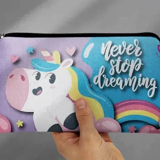 Canvas - Pencil Case - Unicorn - WE PRINT