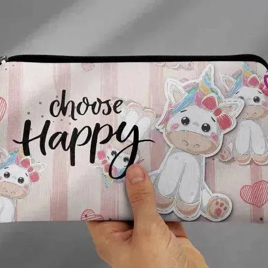 Canvas - Pencil Case - Unicorn - WE PRINT