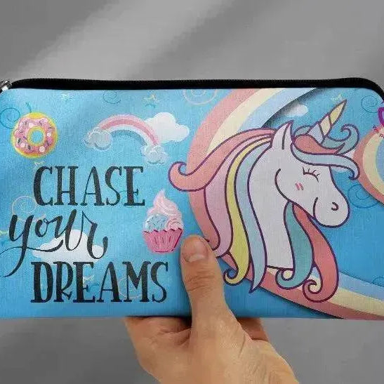 Canvas - Pencil Case - Unicorn - WE PRINT