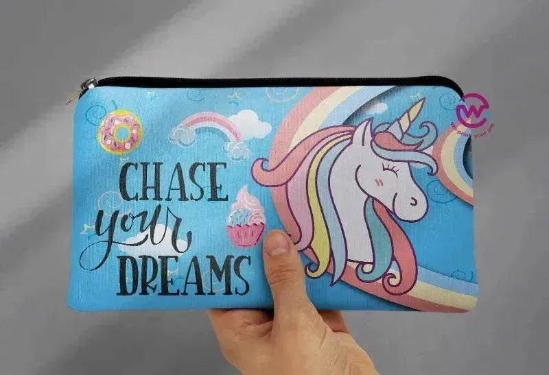 Canvas - Pencil Case - Unicorn - WE PRINT