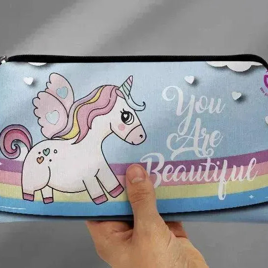Canvas - Pencil Case - Unicorn - WE PRINT