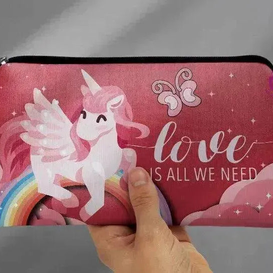 Canvas - Pencil Case - Unicorn - WE PRINT
