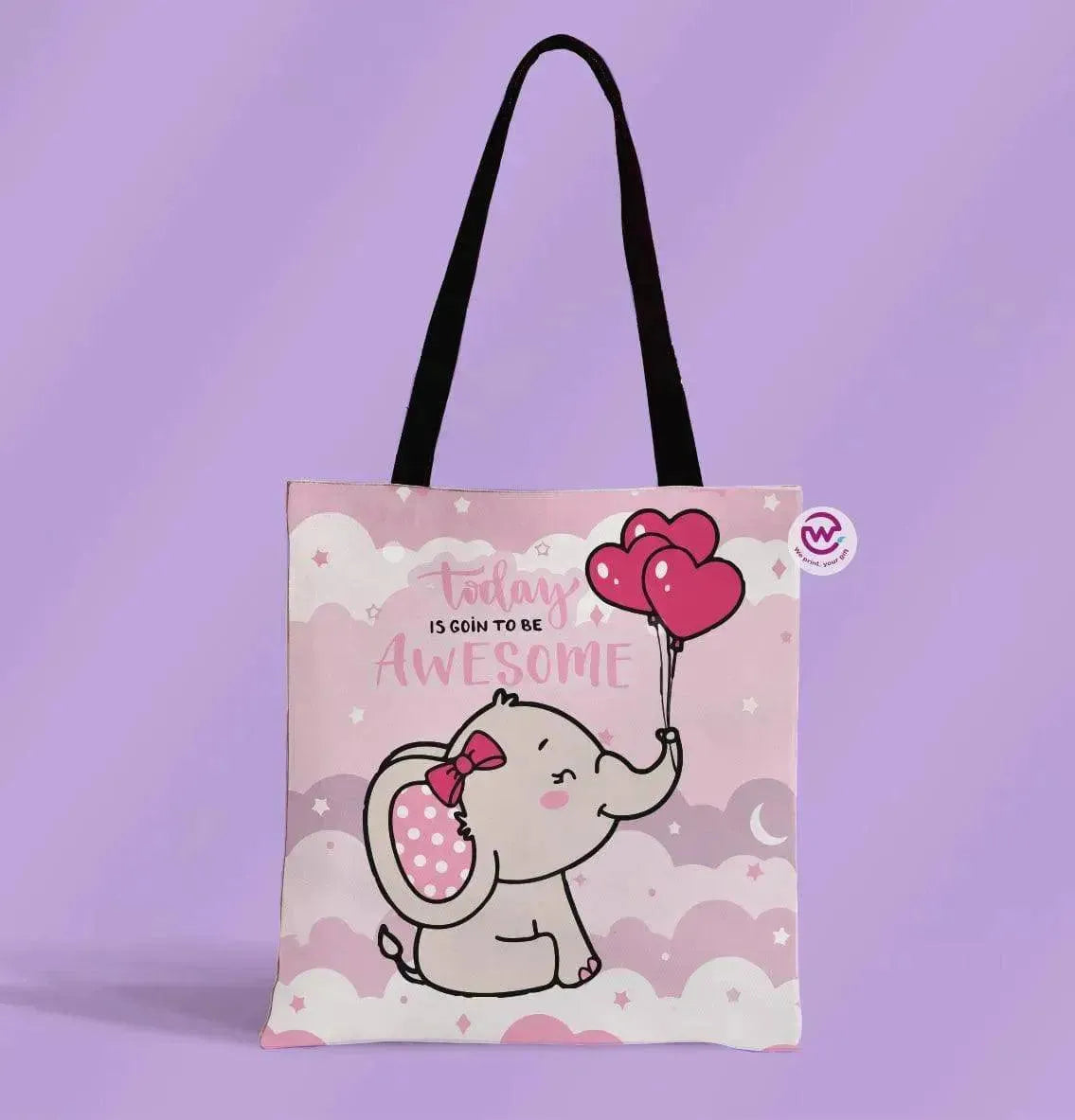 Canvas Tote Bag - Elephant - WE PRINT