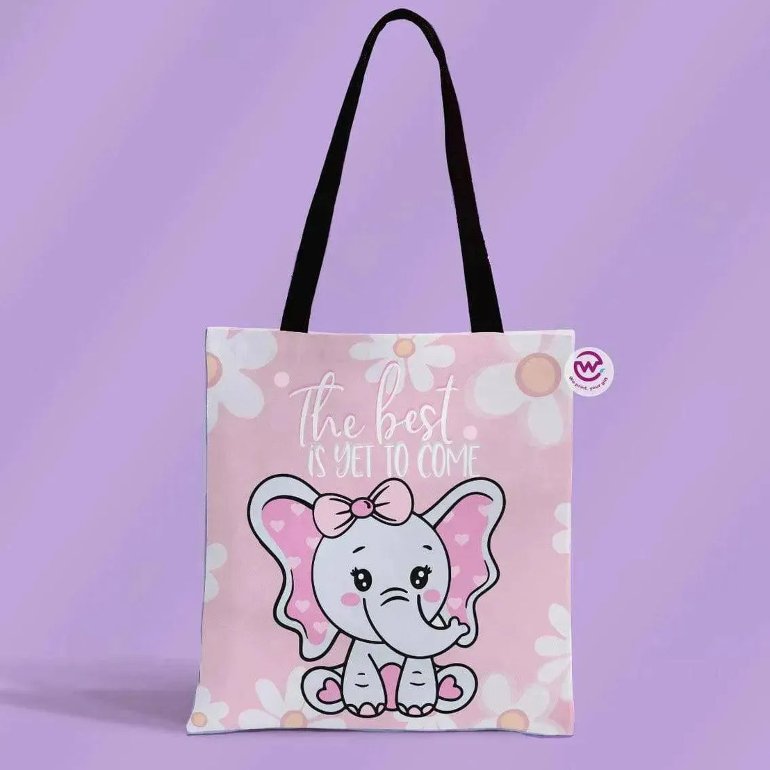 Canvas Tote Bag - Elephant - WE PRINT