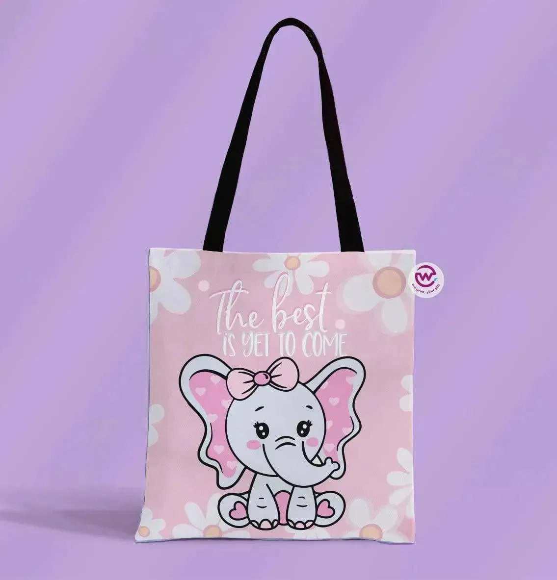 Canvas Tote Bag - Elephant - WE PRINT