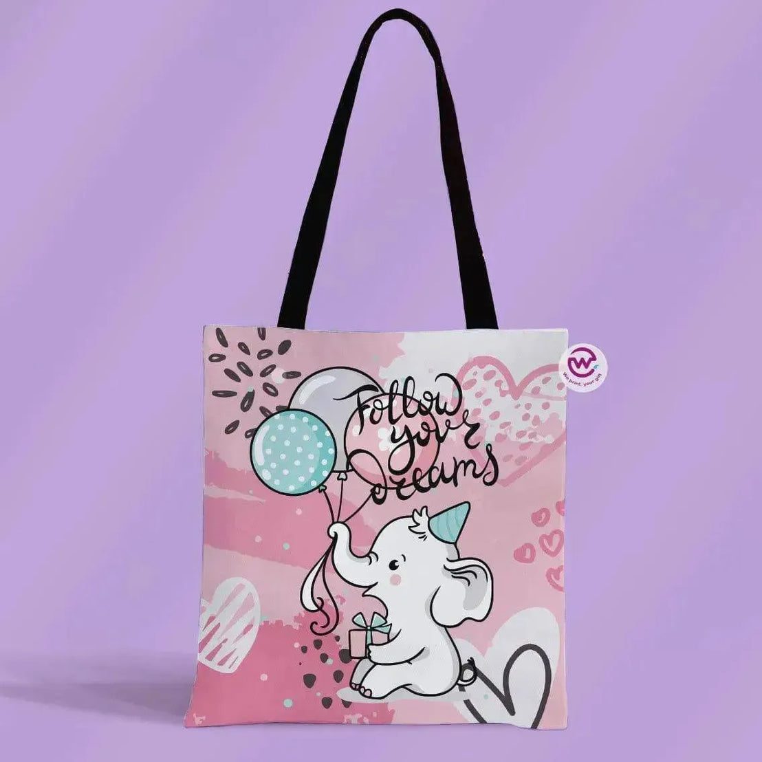 Canvas Tote Bag - Elephant - WE PRINT
