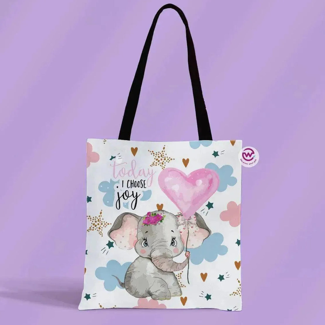 Canvas Tote Bag - Elephant - WE PRINT
