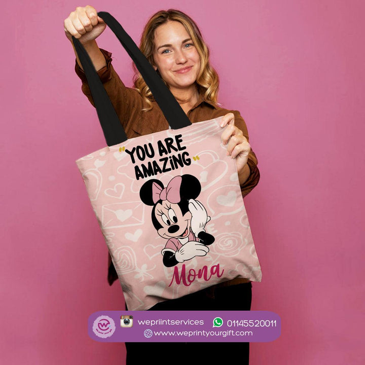 Canvas Tote Bag - Minnie Mouse - weprint.yourgift