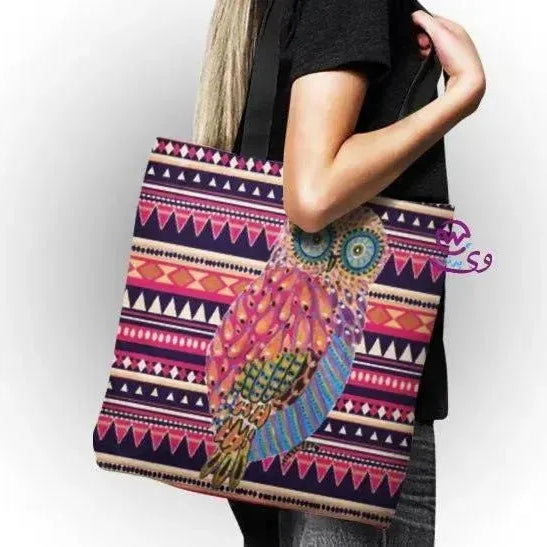 canvas tote bag - Owl - WE PRINT