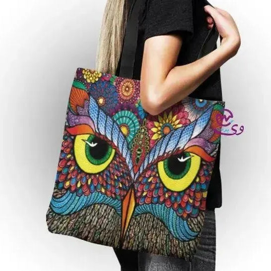 canvas tote bag - Owl - WE PRINT