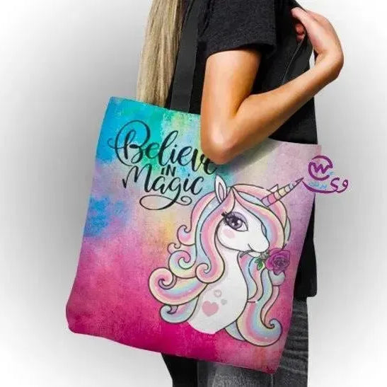 Canvas Tote Bag - Unicorn - WE PRINT