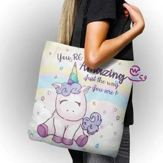 Canvas Tote Bag - Unicorn - WE PRINT