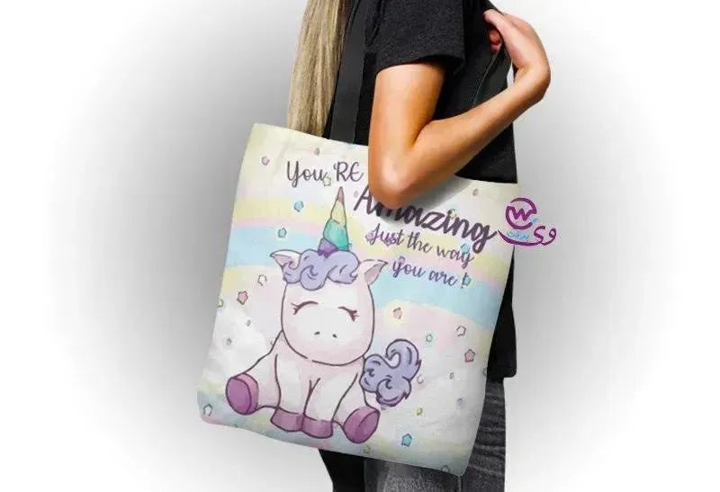 Canvas Tote Bag - Unicorn - WE PRINT