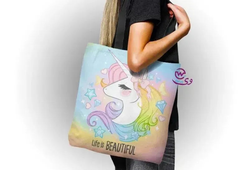 Canvas Tote Bag - Unicorn - WE PRINT