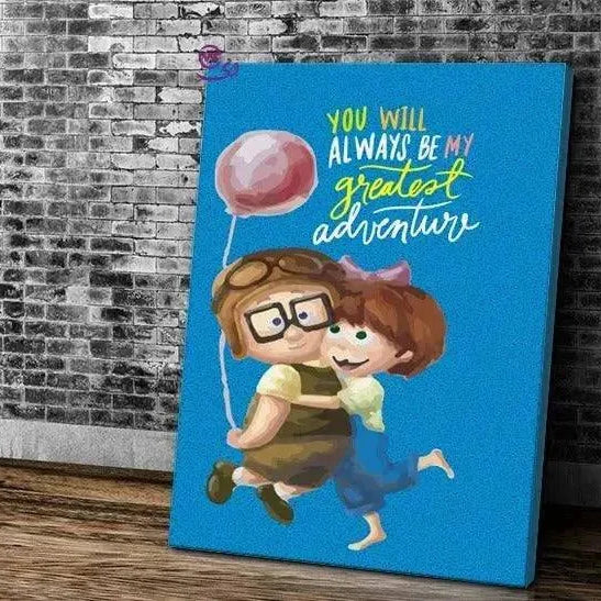 Canvas wall Frame - lovers - WE PRINT