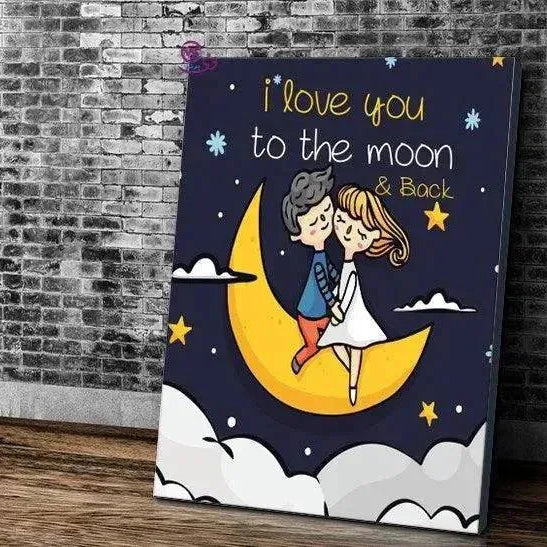 Canvas wall Frame - lovers - WE PRINT